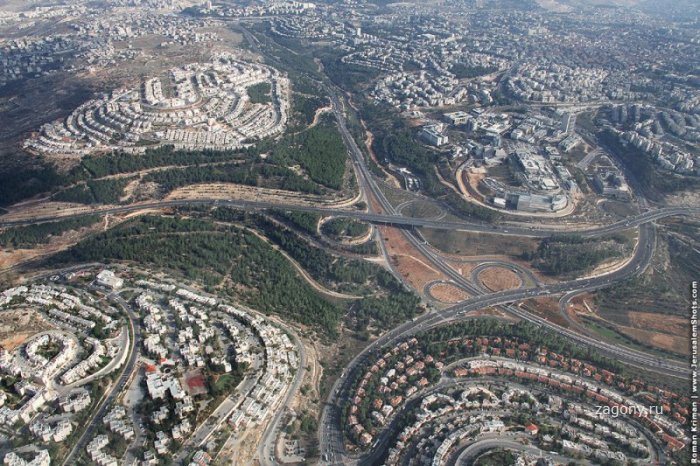 Иерусалим с самолёта (16 фото)
