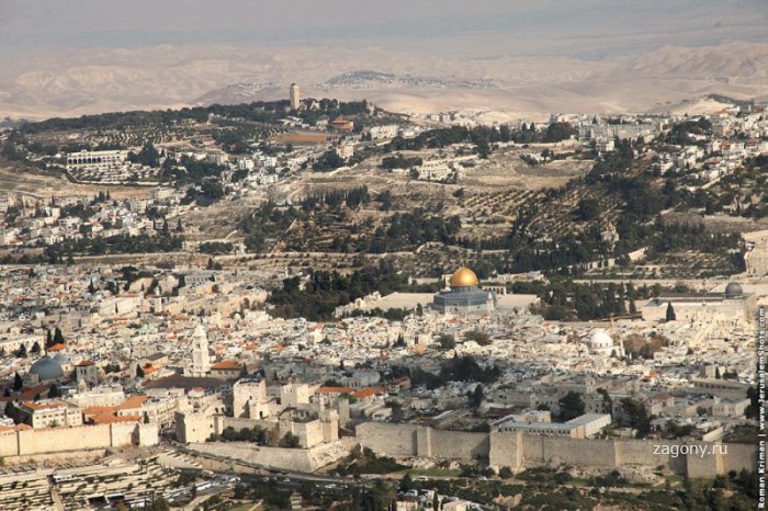 Иерусалим с самолёта (16 фото)