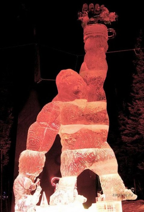 Ледяные скульптуры (20 фото)