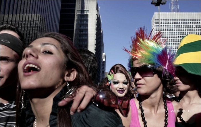 Гей-парад в Бразилии (17 фото)