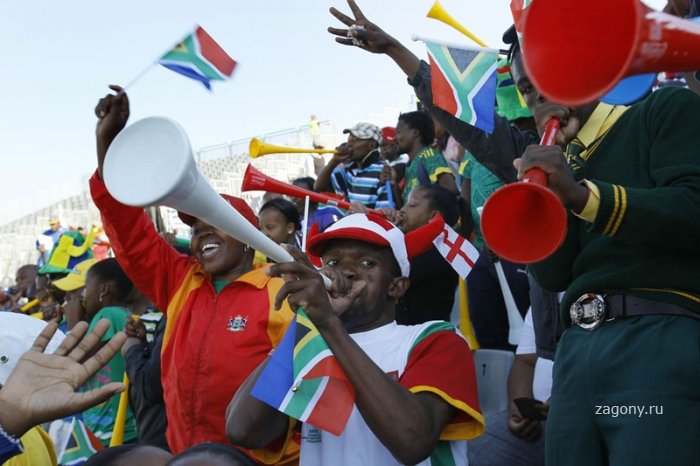 Болельщики и флаги ЧМ-2010 в ЮАР (19 фото)
