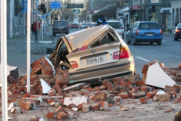 Землетрясение в Новой Зеландии (21 фото)