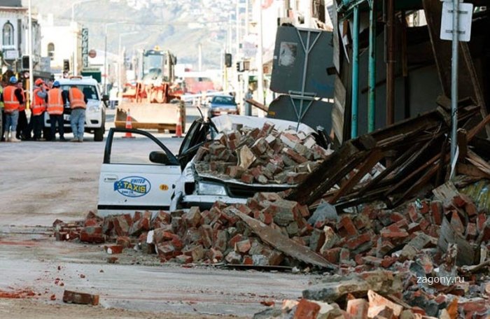 Землетрясение в Новой Зеландии (21 фото)
