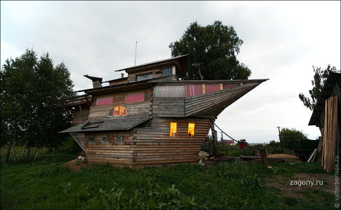 Дом-корабль (9 фото)