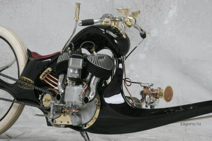 Финский изобретатель построил эксклюзивный мотоцикл (5 фото)