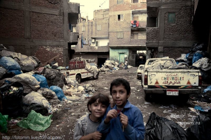 Город покрытый мусором. Каир (46 фото)