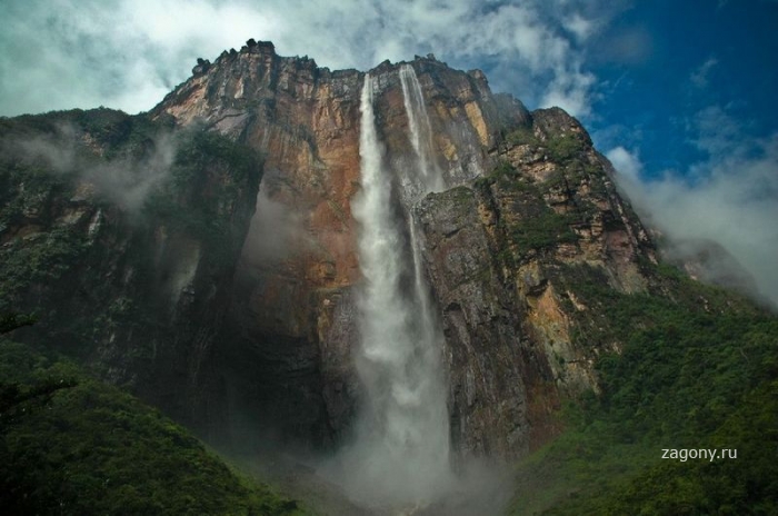 Прекрасный водопад Анхель в Венесуэле (12 фото)