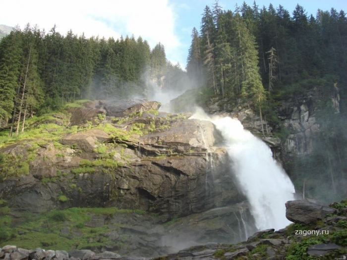 Австрийский водопад в Криммле (9 фото)