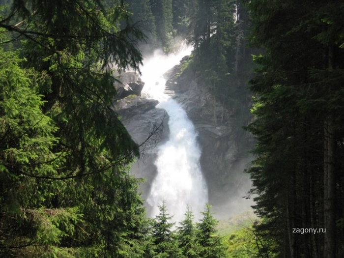 Австрийский водопад в Криммле (9 фото)