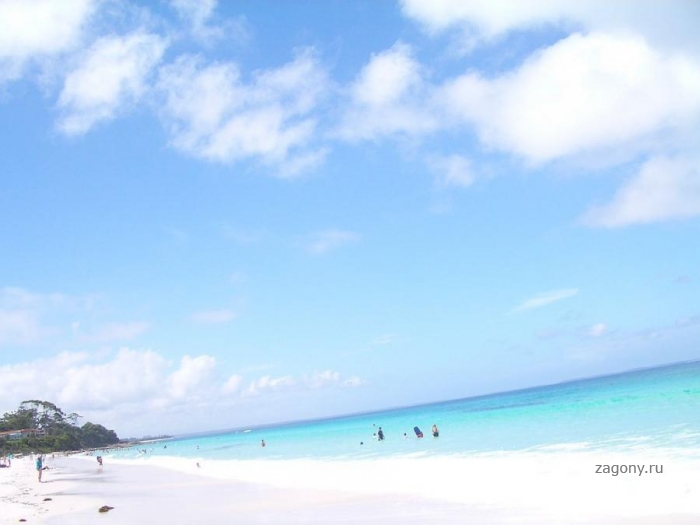 Белоснежные пески пляжа Hyams (9 фото)