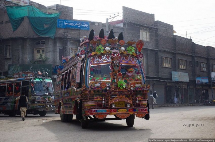 Пакистанские автобусы (40 фото)