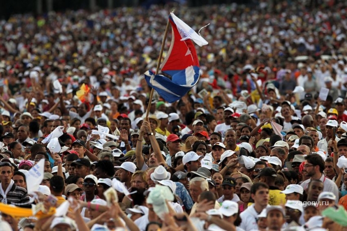 Прибытие Папы XVI на Кубу (50 фото)