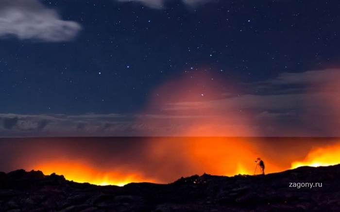 Горячие съемки вулканов (12 фото)
