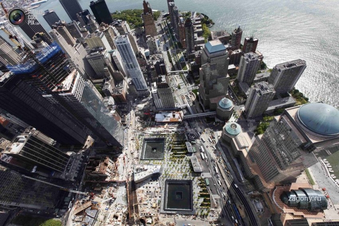 Строительство Всемирного торгового центра в Нью-Йорке (32 фото)