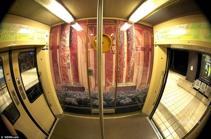 Музей в вагоне парижского метро (15 фото)