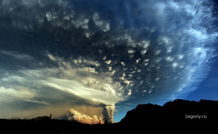 Извержение вулкана ПуйеуэГнев Зевса (20 фото)
