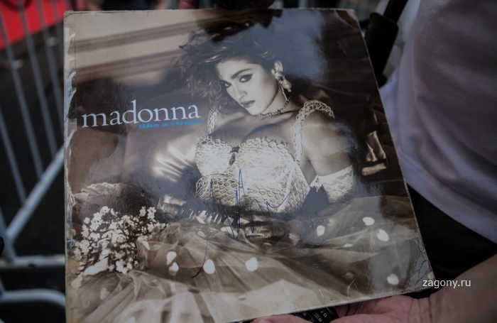 Мадонна в Москве Церемония открытия фитнес-клуба Hard Candy (10 фото)