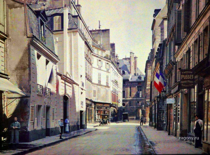 Цветные снимки Парижа начала прошлого века (25 фото)