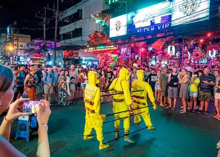 Таиланд улица красных фонарей